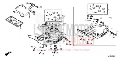 SKID PLATE CRF1100DL de 2020